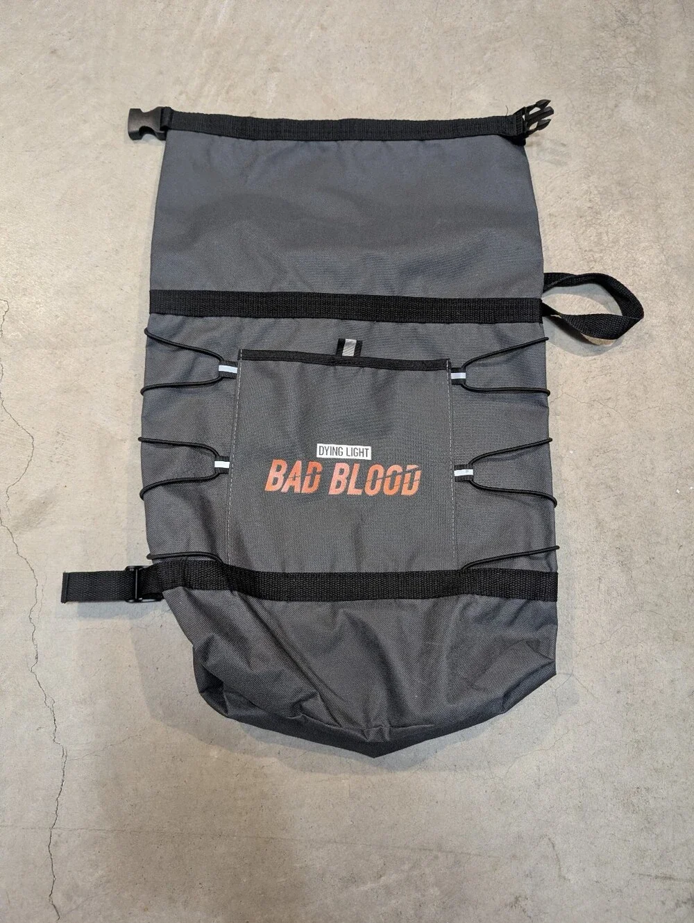 Dying Light Bad Blood Dry Bag Unbranded Gray Black Backpack